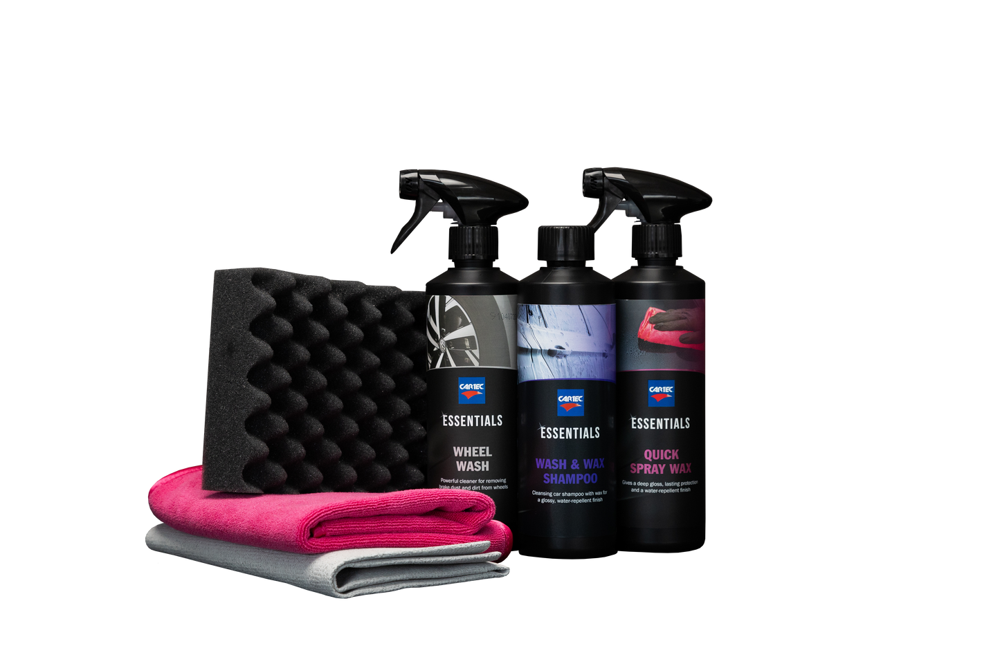 Cartec Essentials - Essentials Wash & Wax Collection inhoud
